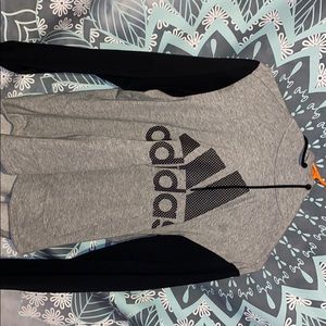 Black and grey  addias jacket